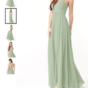 NWT-Azazie Jeanna-Dusty Sage
Size A6: